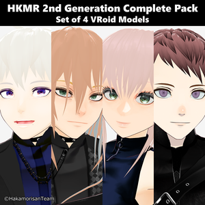 HKMR 2nd Generation Complete Pack Set of 4 VRoid Models