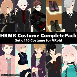 【正式版対応】HKMR Costume CompletePack Set of 10 Costume for VRoid