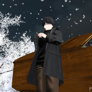 【VRChat向け】HoodedCoat Set　Ver.1.0 缩略图 7