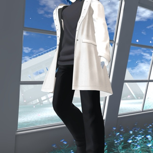 【VRChat向け】HoodedCoat Set　Ver.1.0 缩略图 11