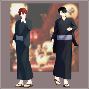 【VRChat向け】Andall's Yukata 缩略图 13