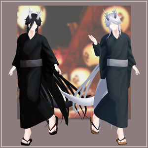 【VRChat向け】Andall's Yukata 缩略图 15