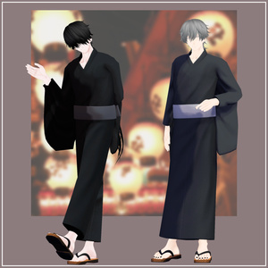 【VRChat向け】Andall's Yukata 缩略图 11