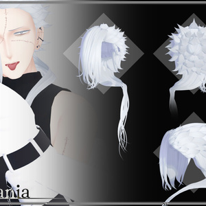 【VRChat向け】アンダルアバターヘアー 4 缩略图 3