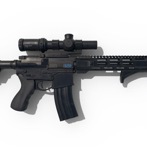 3D道具 M416 gun銃