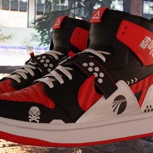 Nike tech shoes low poly game ready