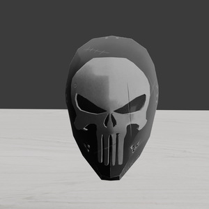 Skull mask for VRChat Avatars and world props. 「VRChatのアバターやワールド小道具用のスカルマスク」