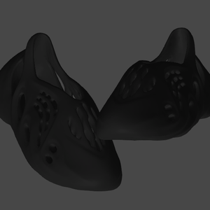 AD Ye2zy Foam Runner スニーカー Black