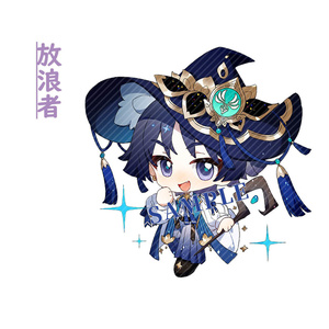 原神 雷電将軍フィギュア 放浪者アクリルスタンド オマケ付き 原神雷電