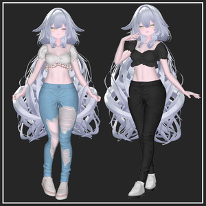 【複数アバター対応】Springy Denim【VRChat想定】 缩略图 17