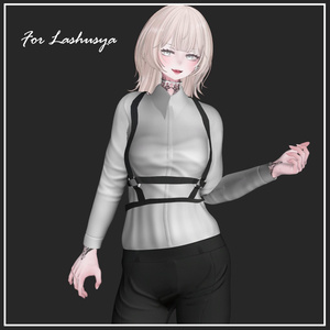 【複数アバター対応】Body garter For Girls【VRChat想定】 缩略图 5