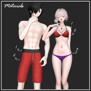 【複数アバター対応】Swimwear【VRChat想定】 缩略图 17