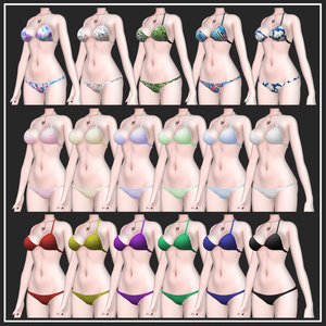 【複数アバター対応】Swimwear【VRChat想定】 缩略图 2