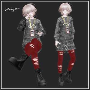 【複数アバター対応】Casual Punk【VRChat想定】 缩略图 7