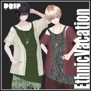 【複数アバター対応】Ethnic Vacation For Men【VRChat想定】