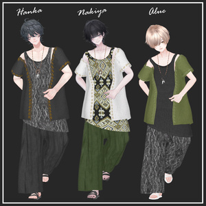 【複数アバター対応】Ethnic Vacation For Men【VRChat想定】 缩略图 4