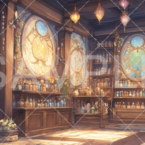 【背景素材】店3種［228］
