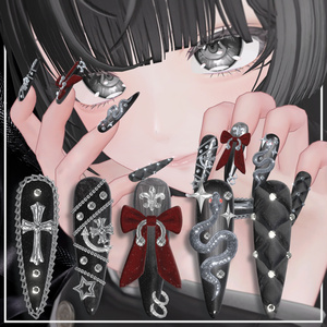🔥🔥🔥50%HOTSALE🔥🔥🔥【DarkSnake Nail】🐍🎀