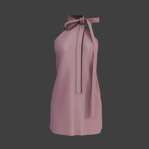 Ribbon Tie Dress (FBX)