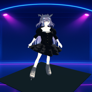 Ice skating princess Gala style [VRoid]  アイススケートのプリンセスガラドレス