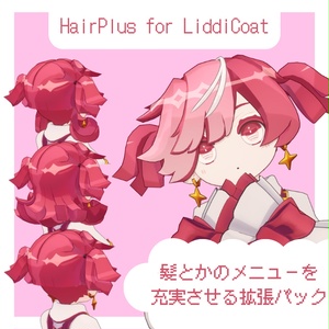 リディコートの髪とかのメニューを充実させる拡張パック - HairPlus for LiddiCoat -