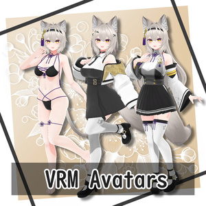 オリジナル3Dモデル「桜狐」 缩略图 7
