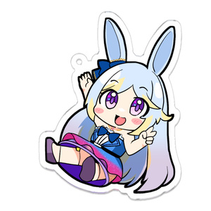 うさぎさんと女の子アクリルフィギア‪- ̗̀ ꪔ̤̥ꪔ̤̮ꪔ̤̫ ̖́‬