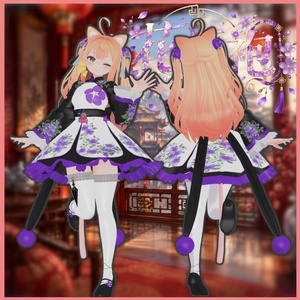 [11アバター対応]花旗袍 FlowerQipao フラワーチャイナドレス 缩略图 9