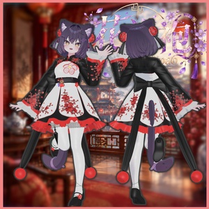 [11アバター対応]花旗袍 FlowerQipao フラワーチャイナドレス 缩略图 8