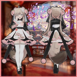 [11アバター対応]花旗袍 FlowerQipao フラワーチャイナドレス 缩略图 6