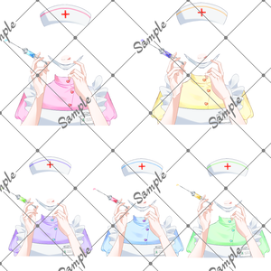 【VTuber向け素材】ナース服素材