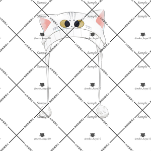 【VTuber素材】猫耳帽子