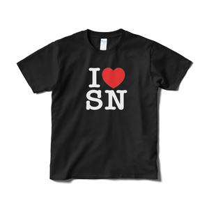 I LOVE SN Tシャツ（黒）