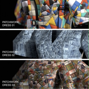 PATCHWORK DRESS 03 缩略图 2