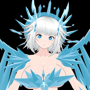 [VTUBER] 3D Ice Dragon Queen Model