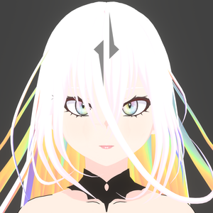 [VTUBER] Iridescent/Rainbow color 3d model Vtuber model