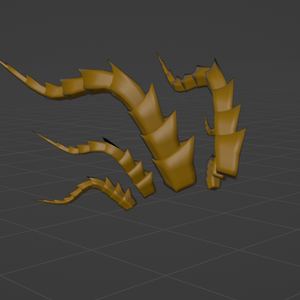 [3d Model] Dragon/Demon Horns Type 1