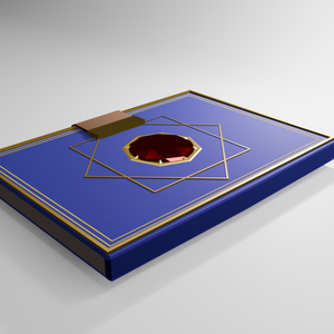 魔導書（マジックブック）　Magic book 3D model（.blend形式）