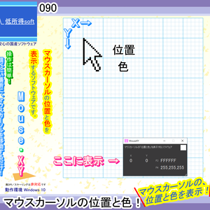 マウスカーソル調査ツール