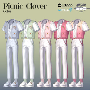 [1200円~/7アバター対応] Picnic_Clover(+Sakura) 缩略图 8