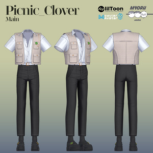 [1200円~/7アバター対応] Picnic_Clover(+Sakura) 缩略图 5
