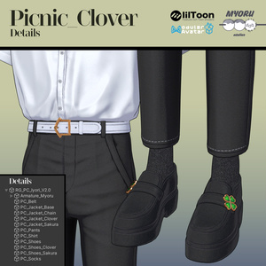 [1200円~/7アバター対応] Picnic_Clover(+Sakura) 缩略图 11