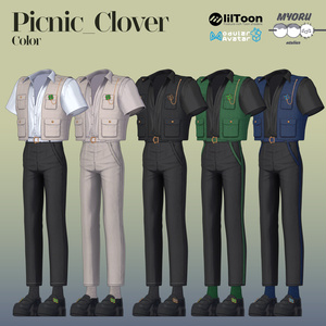 [1200円~/7アバター対応] Picnic_Clover(+Sakura) 缩略图 7