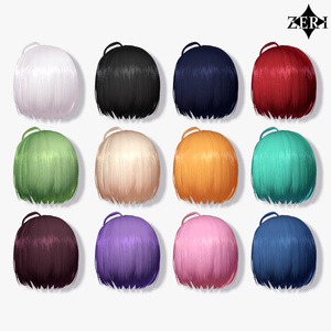 𝐍𝐨.𝟐 ✦ 𝐋𝐮𝐧𝐚 𝐁𝐨𝐛【VRC Hair】#ZERI_booth 缩略图 4