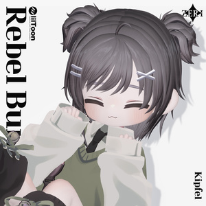 𝐍𝐨.𝟒 ✦ 𝐑𝐞𝐛𝐞𝐥 𝐁𝐮𝐧【VRC Hair】#ZERI_booth 缩略图 7