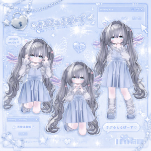 【free/無料】まめふれんず対応♡3種類ぽーず