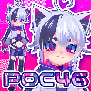 【3Dモデル】POC46 VRM【Vroid製】