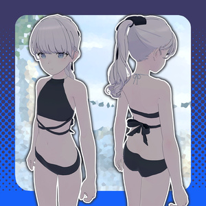 【Lapwing対応】ホルターネックスイムウェア【VRChat対応】 缩略图 2