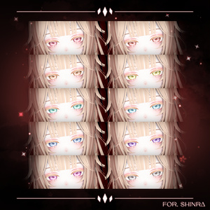 【 6アバター対応 】 Snow Drop Eyes Texture [PSD] 缩略图 14