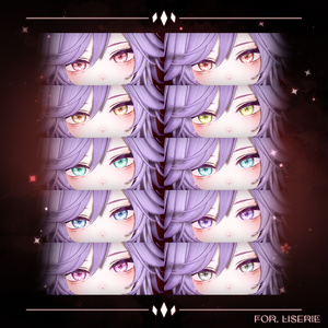 【 6アバター対応 】 Snow Drop Eyes Texture [PSD] 缩略图 18
